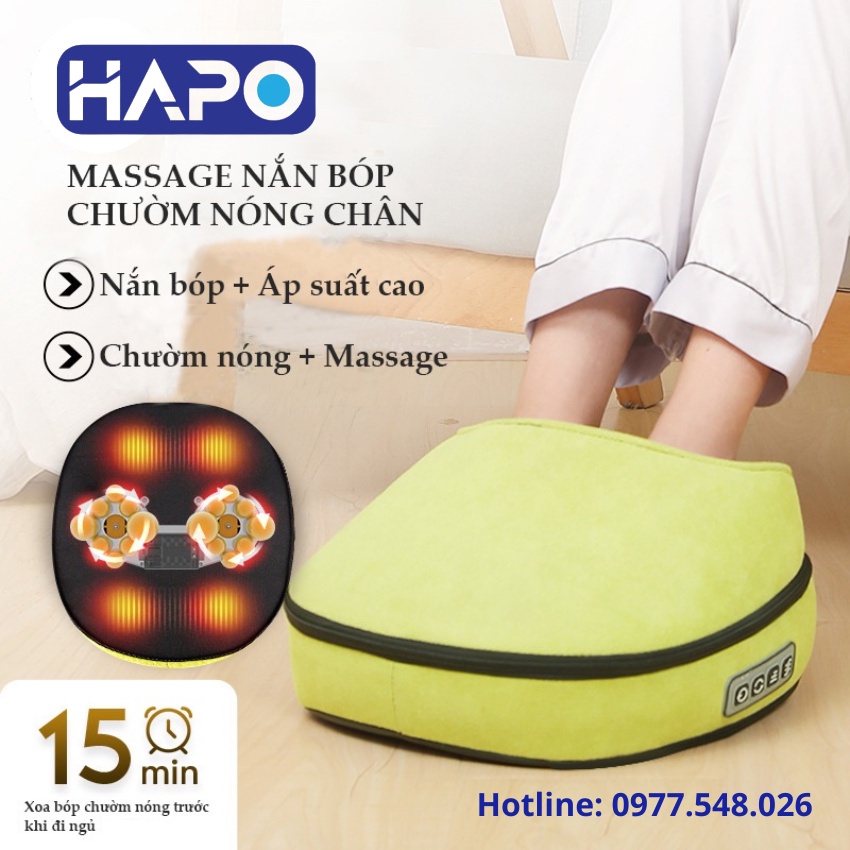 Máy Massage Đa Năng mát xa toàn bộ cơ thể, Máy Mat-xa Sưởi Ấm Nhỏ Gọn Có Thể Tháo Rời