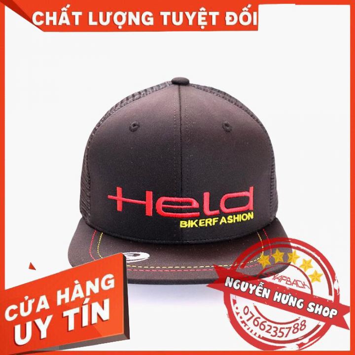 Nón Biker Fashion Full Đen Lưới Cực Chất