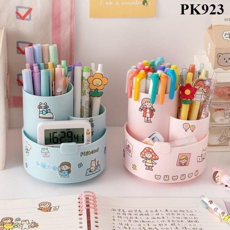 Ống cắm bút 3 ngăn tiện lợi