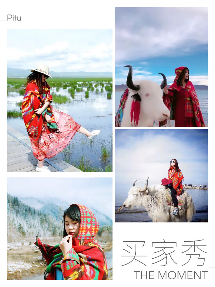 Áo Choàng Họa Tiết Độc Đáo Thời Trang Thu Đông Cho Nữ | BigBuy360 - bigbuy360.vn