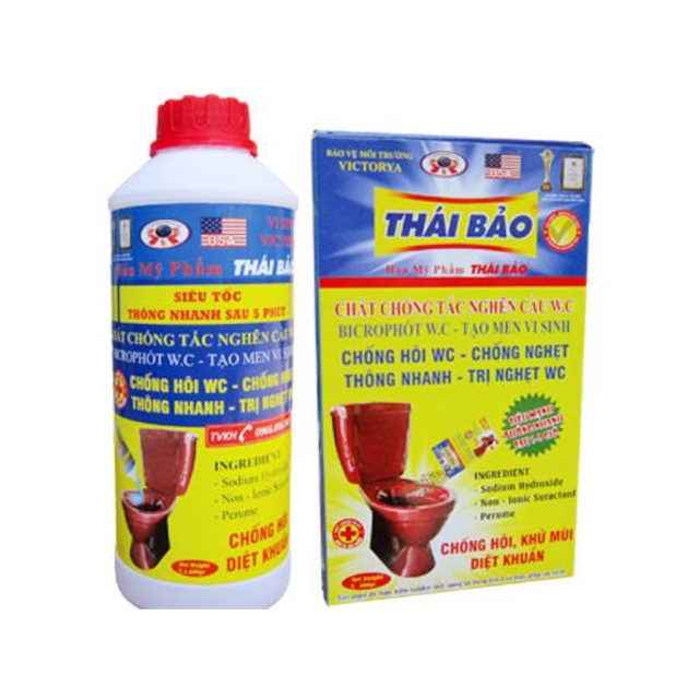 Nước thông cầu - thông cống siêu tốc, siêu mạnh - Thái Bảo