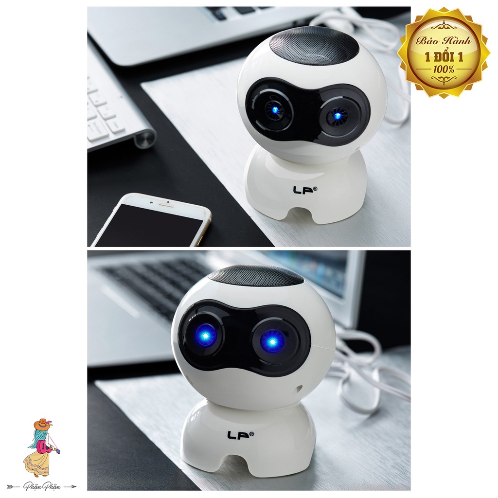 Loa vi tính laptop để bàn loa nghe nhạc mini S100 hình robot âm thanh siêu trầm sống động Phặn Phặn