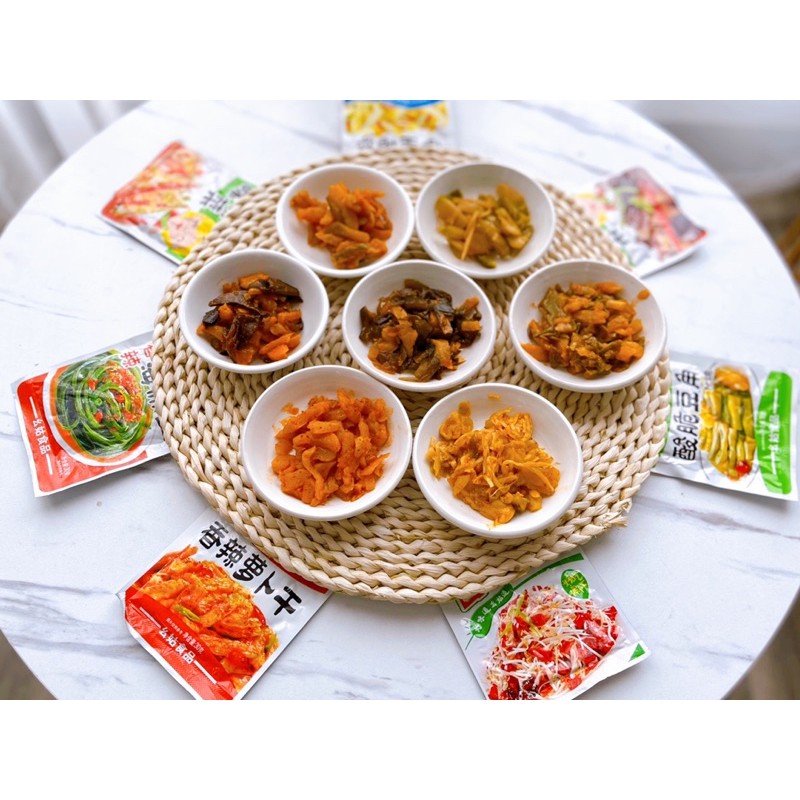 Đồ ăn kèm rau củ muối Tứ Xuyên