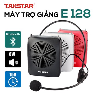 Máy Trợ Giảng Takstar E128 Bluetooth Công Suất Lớn 8W Chính Hãng Cao Cấp Bảo Hành 1 Năm