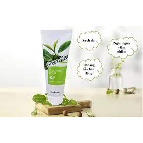 Sữa rửa mặt Trà Xanh Verobene Green Tea Cleansing Foam 150ml