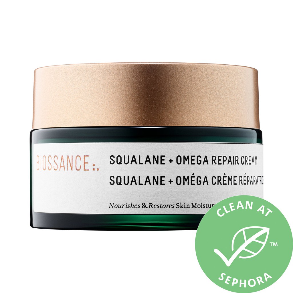 BIOSSANCE  Kem dưỡng phục hồi da Squalane + Omega Repair Cream