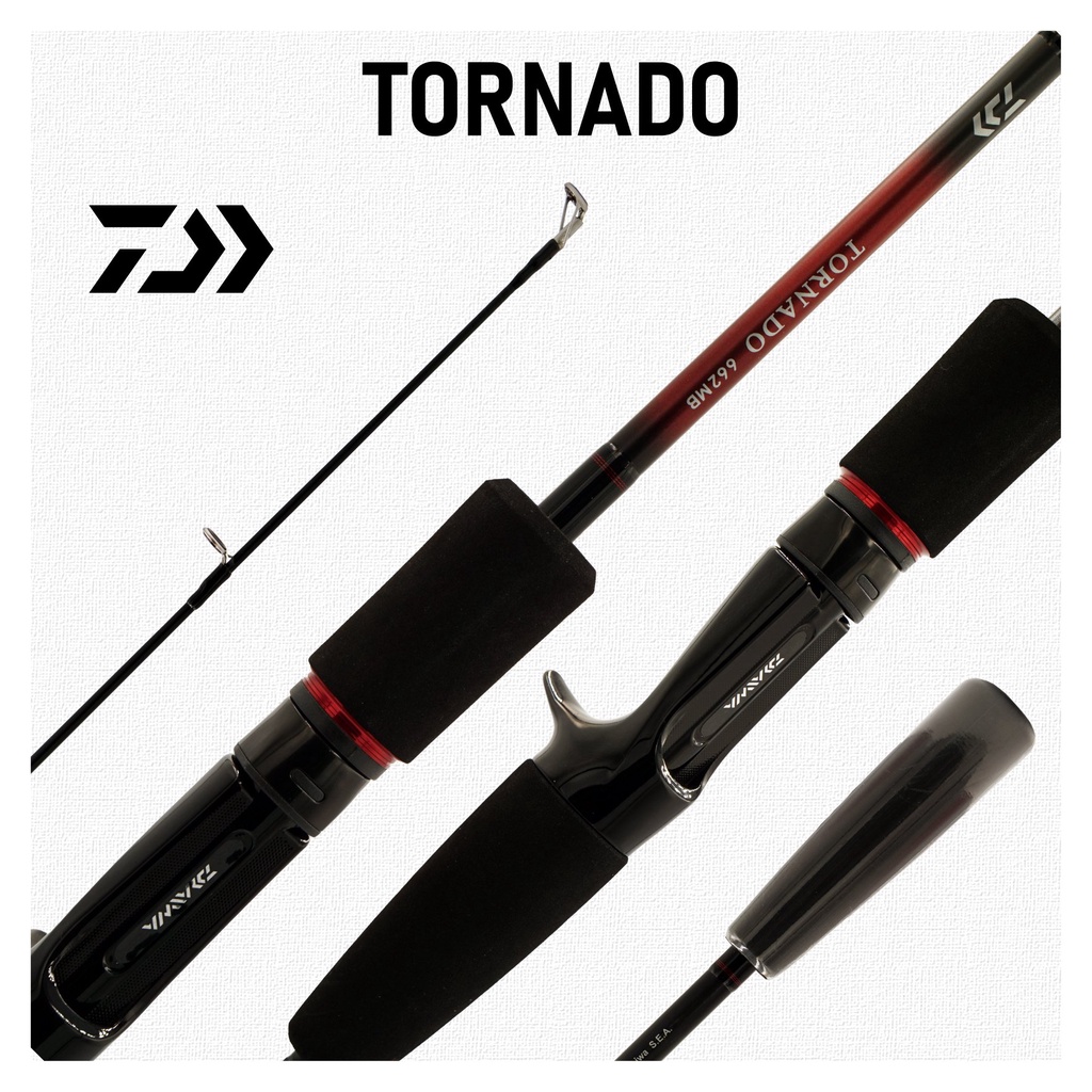 CẦN CÂU LURE MÁY NGANG DAIWA TORNADO