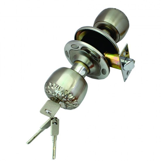 Khóa Quả Đấm, Ổ Khóa Tay Nắm Tròn HC-17 Full Inox 304 Cao Cấp, Chuyên Khóa Của Đi, Phòng, Tolet, Nhà Kho (Chính Hãng)