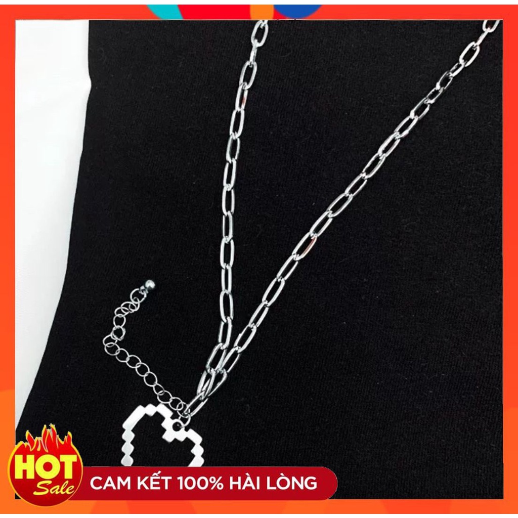[HOT] VÒNG CỔ DÂY CHUYỀN HÌNH TIM PHONG CÁCH UNISEX THỜI TRANG HÀN QUỐC CÁ TÍNH NỔI BẬT 221VC002
