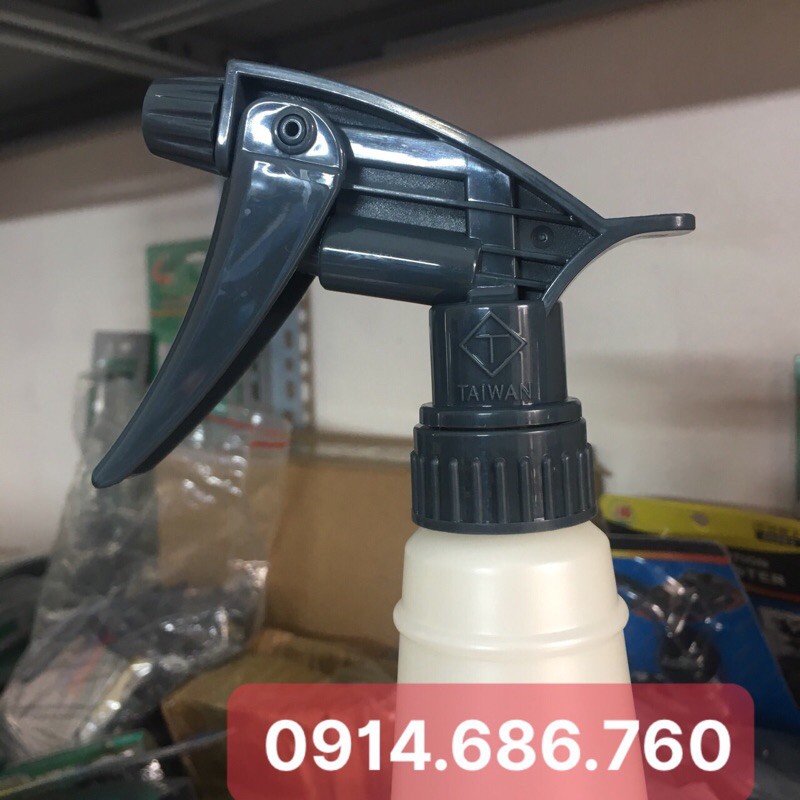 Bình phun xịt hóa chất, nước, dung dịch chăm sóc xe cầm tay 800ML, hàng Taiwan