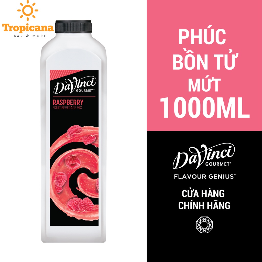 Mứt Davinci Gourmet Trái cây 5 vị - chai 2L