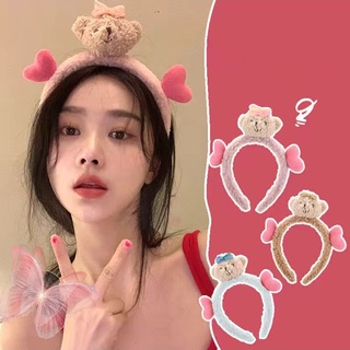 Băng đô hình gấu bông dễ thương cho nữ khi rửa mặt