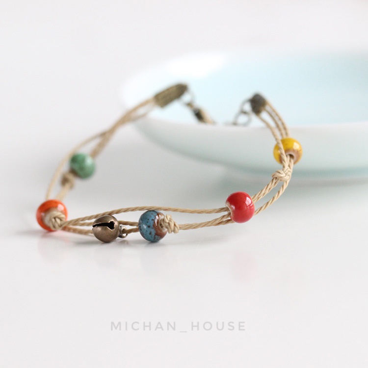 Vòng tay boho vintage nhiều màu sắc