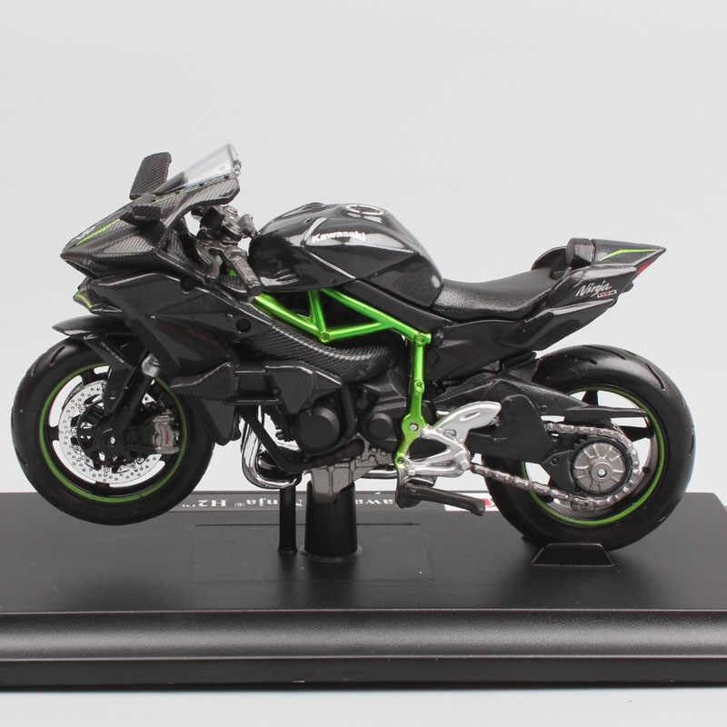 XE MÔ HÌNH - MOTO Kawasaki H2R - MAISTO tỷ lệ 1:18