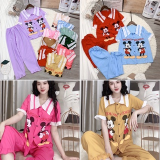 Đồ bộ ngủ Pyjama lụa hình xinh (nhiều hình, hình thật 100% )