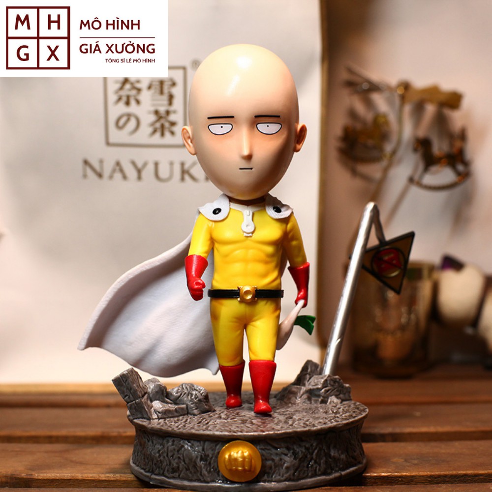 Mô Hình Nhân Vật Saitama cao 18 cm - One Punch Man - Tượng Figure One Punch Man