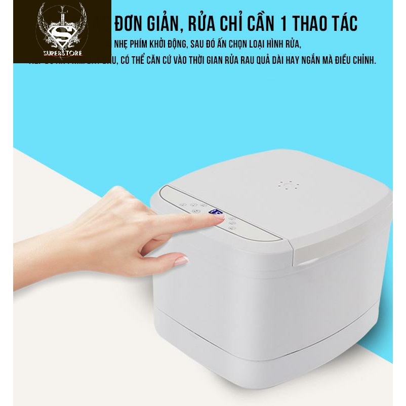 Máy rửa rau củ diệt khuẩn gia dụng - SuperStore