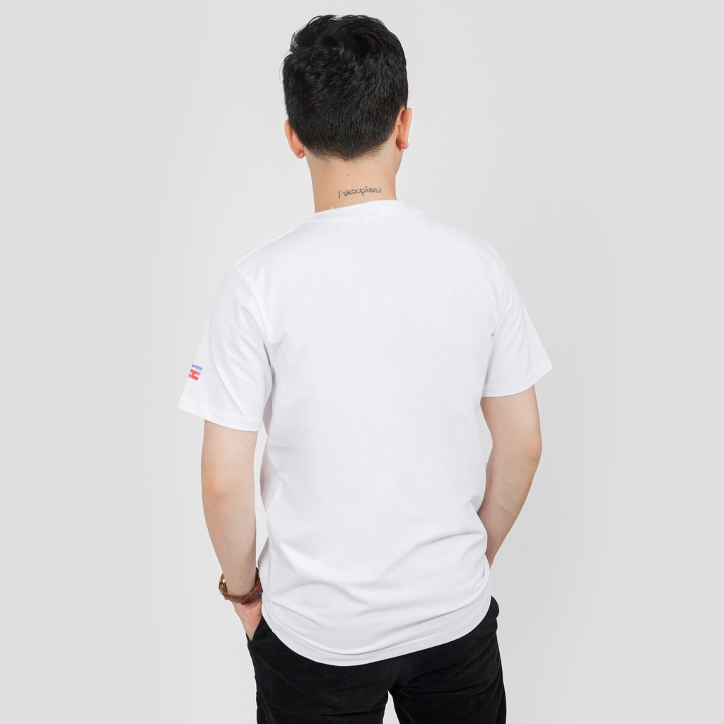Áo thun nam cổ tròn thun lạnh, co giãn 4 chiều, thấm hút mồ hôi, hình in trẻ trung, form rộng HIDDLE EFS | H02-T04