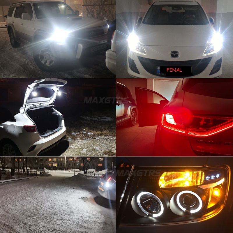 Set 2 đèn LED Xenon MAXGTRS W5W T10 LED XBD 194 168 W5W cho xe hơi