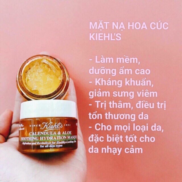 Set dưỡng da hoa cúc Kiehl's dịu nhẹ dành cho da dầu, mụn và da nhạy cảm 4 món minisize