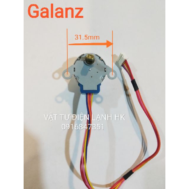 Motor cánh vẫy đảo gió điều hoà - mô tơ máy lạnh các hãng Toshiba Mitsubishi Midea LG Hitachi Gree Galanz