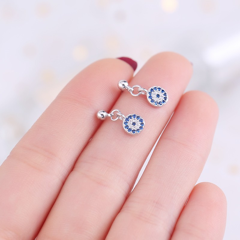 Bông tai cá tính Hàn Quốc - bạc 925