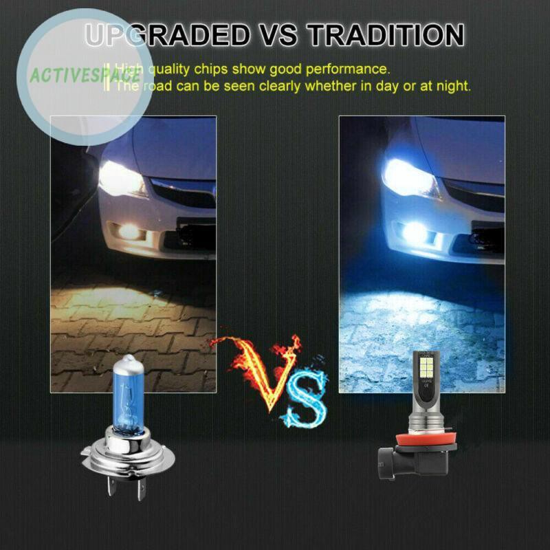 Set 2 Bóng Đèn Pha Chống Nước H11 110w 20000lm Cho Xe Ô Tô