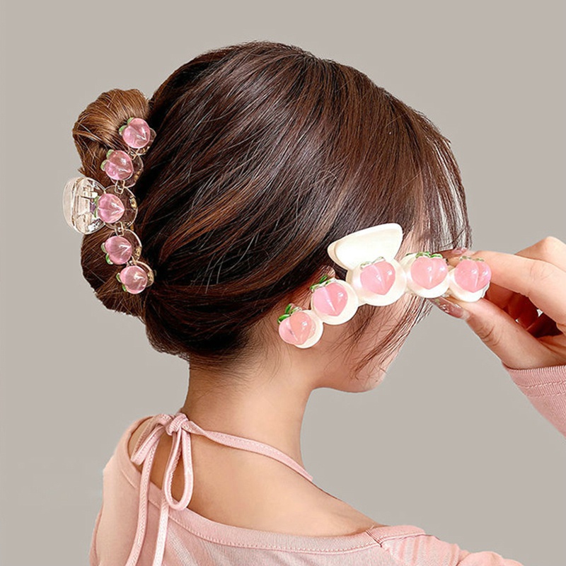 Kẹp Tóc Hình Hoa Hồng / Bướm Phong Cách Hàn Quốc Thanh Lịch Cho Nữ