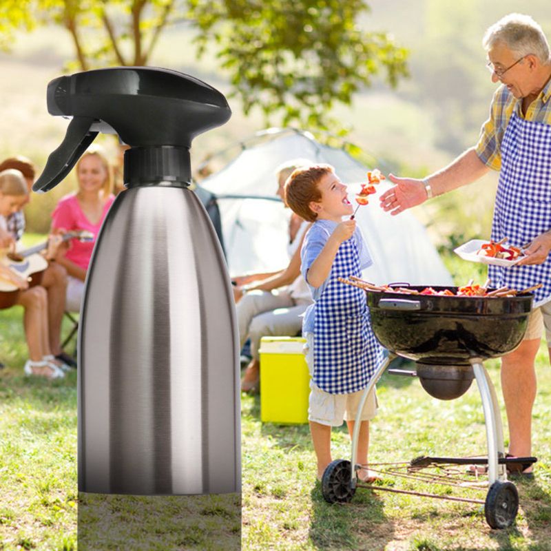 Bình xịt dầu ăn làm từ thép không gỉ dùng nướng BBQ sử dụng tiện lợi