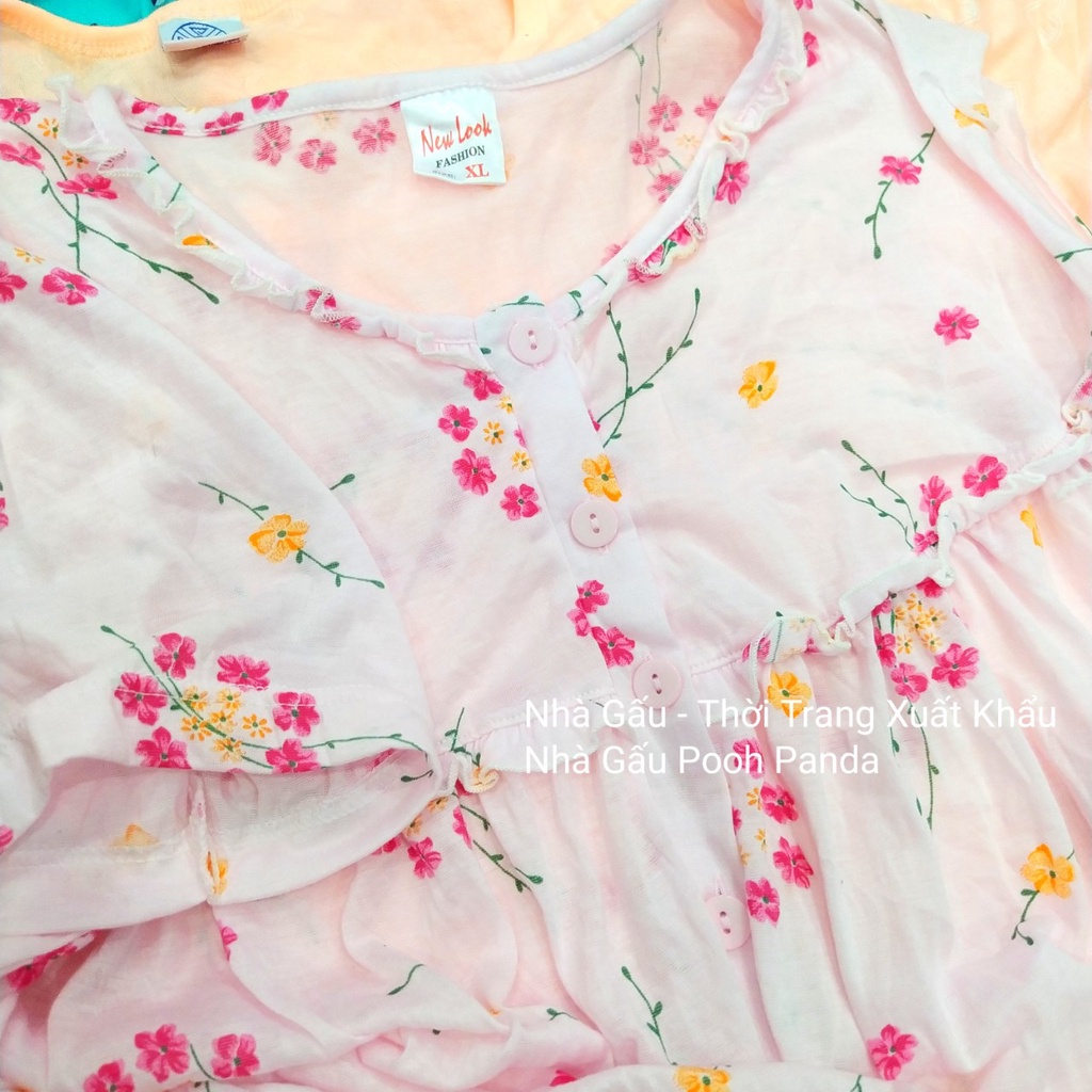 Đầm ngủ người trung niên tay ngắn VN.Lot Bigsize