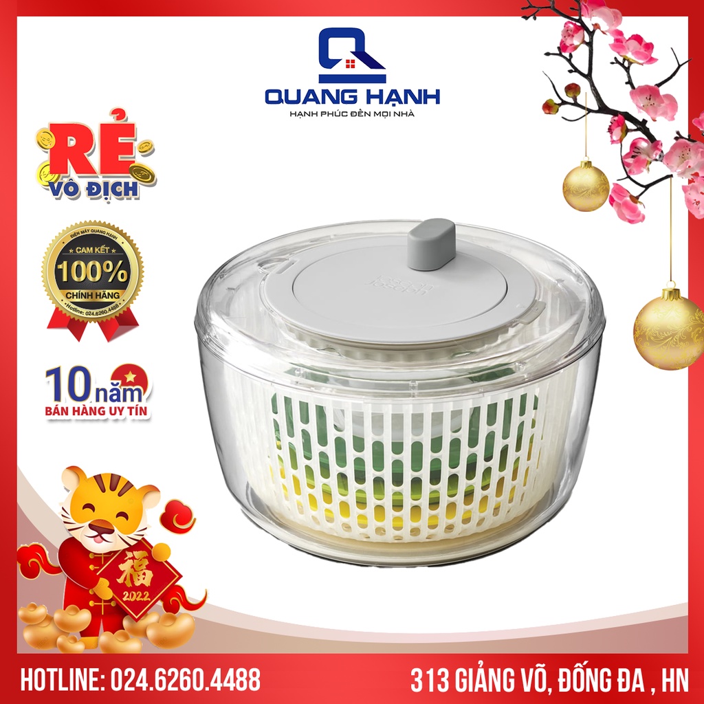 Rổ quay rau Joseph Joseph 20154 Multi-Prep™ 4 in 1, đa năng, quay salad, cắt xoắn ốc, bào và cắt lát