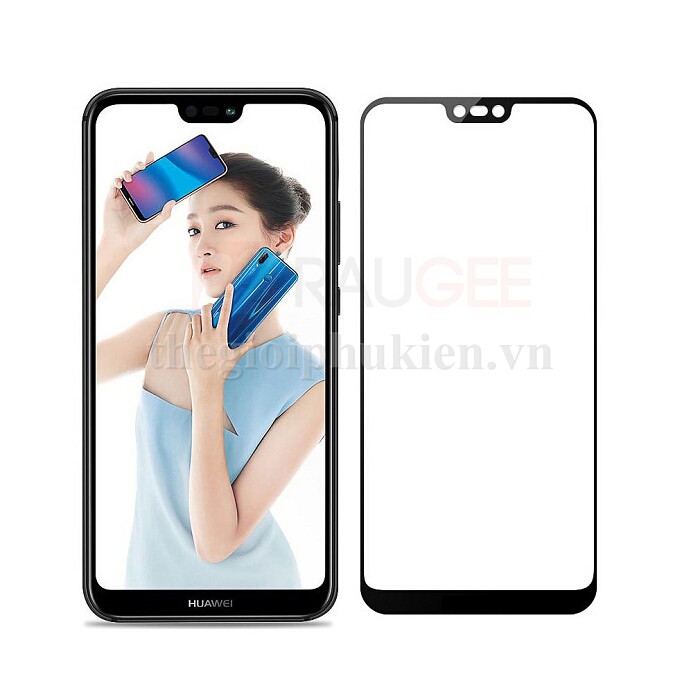 Dán kính cường lực full 5D tràn màn hình Huawei Nova 3i Nova 3 phủ màu