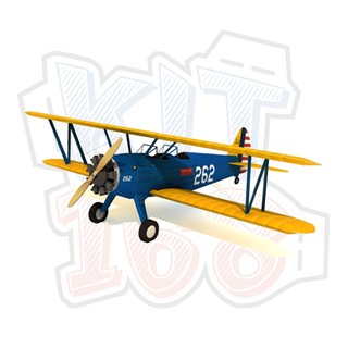 Mô hình giấy máy bay Boeing PT-17 Stearman