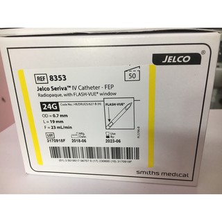 Kim luồn tĩnh mạch Smiths Medical - Jelco Seriva Straight 24G