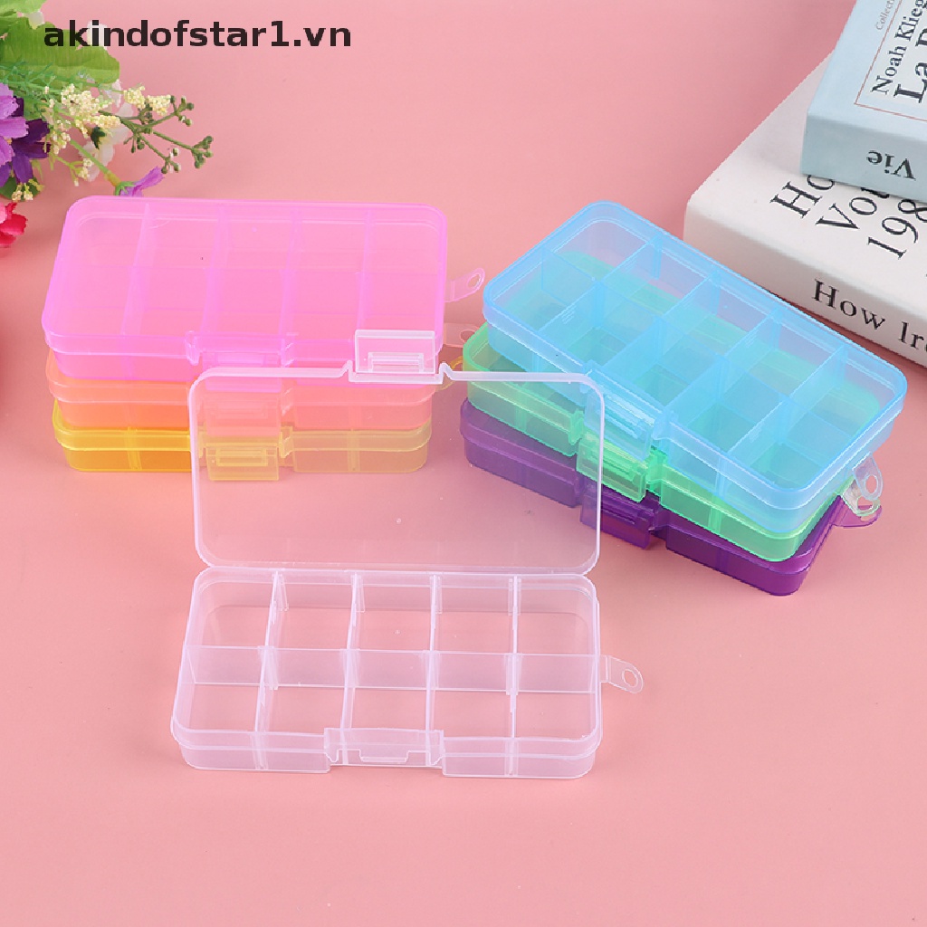 Hộp Đựng Trang Sức 10 Ngăn Có Thể Điều Chỉnh Kích Cỡ