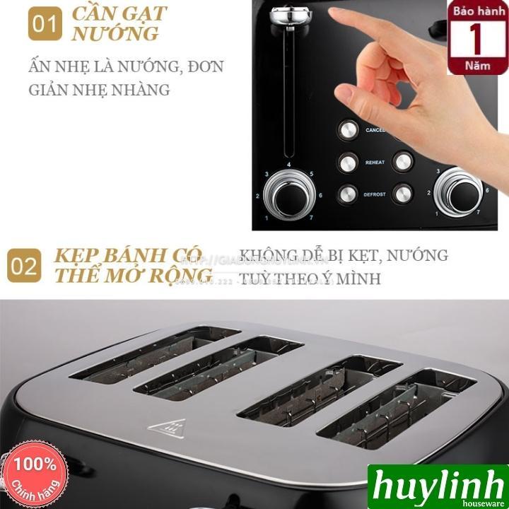 Máy nướng bánh mì sandwich 4 lát Tiross TS9660 - 1600W