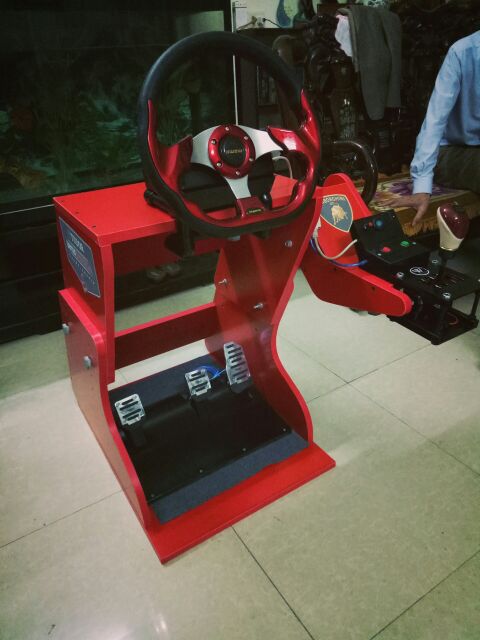 Bộ vô lăng chơi game lái xe có FFB + giá đỡ cao cấp