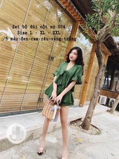 Bigsize Set bộ đũi cột nơ S04