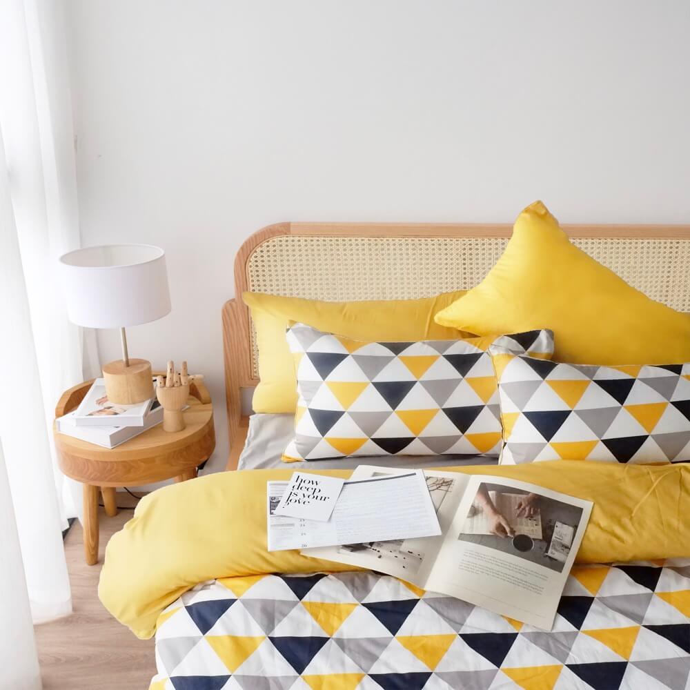 Bộ ga chun Amando Dream DLKC 4 chi tiết 100% cotton thoáng mát đa dạng màu hàng chính hãng Vua Nệm