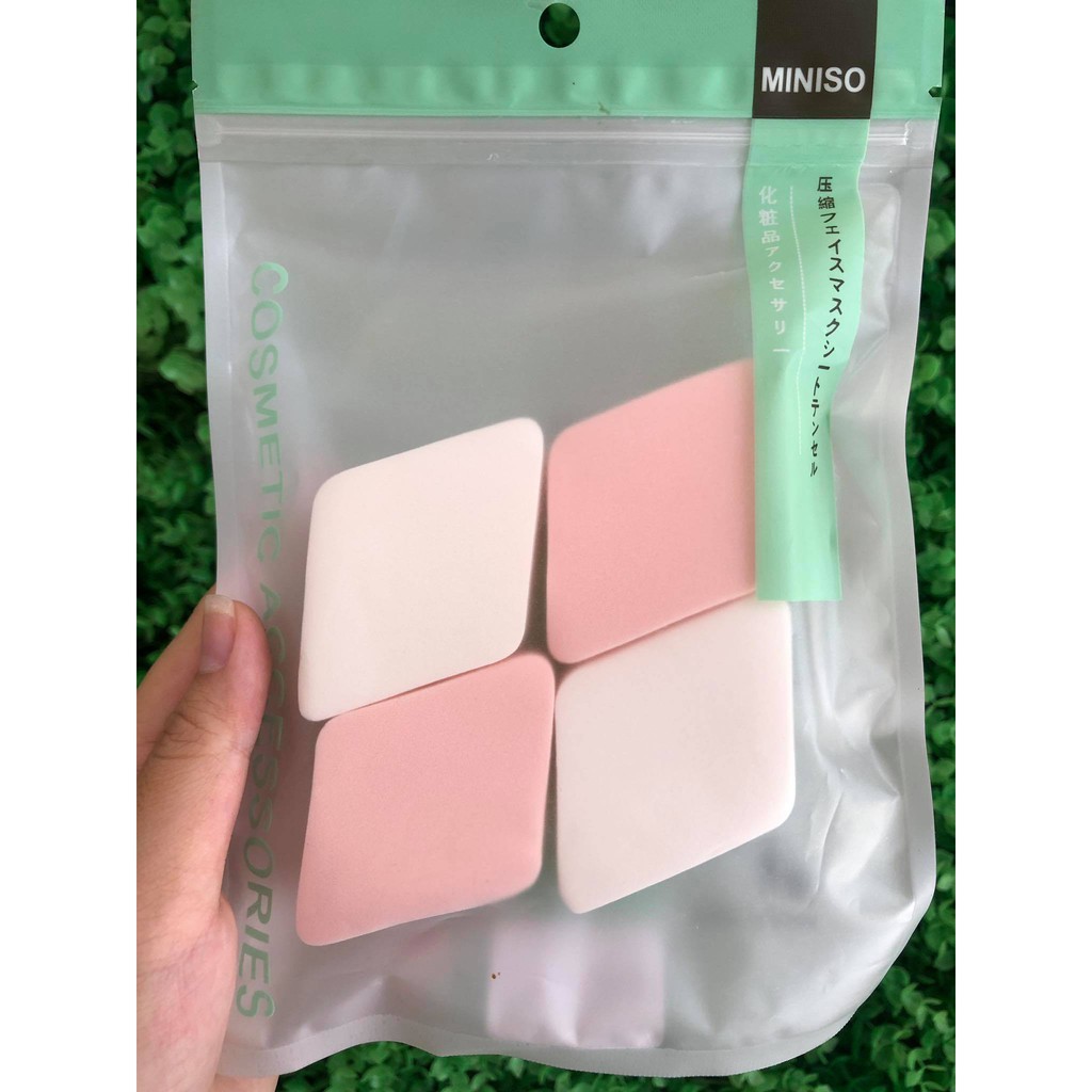 [HÀNG CHÍNH HÃNG] Set mút tán kem nền Miniso