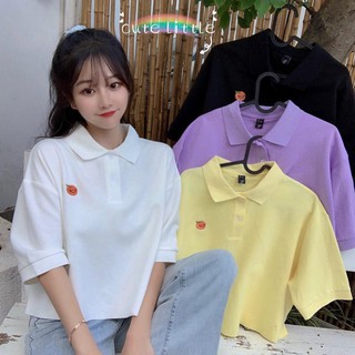 [FREESHIP] ÁO THUN CỔ POLO CROPTOP <3