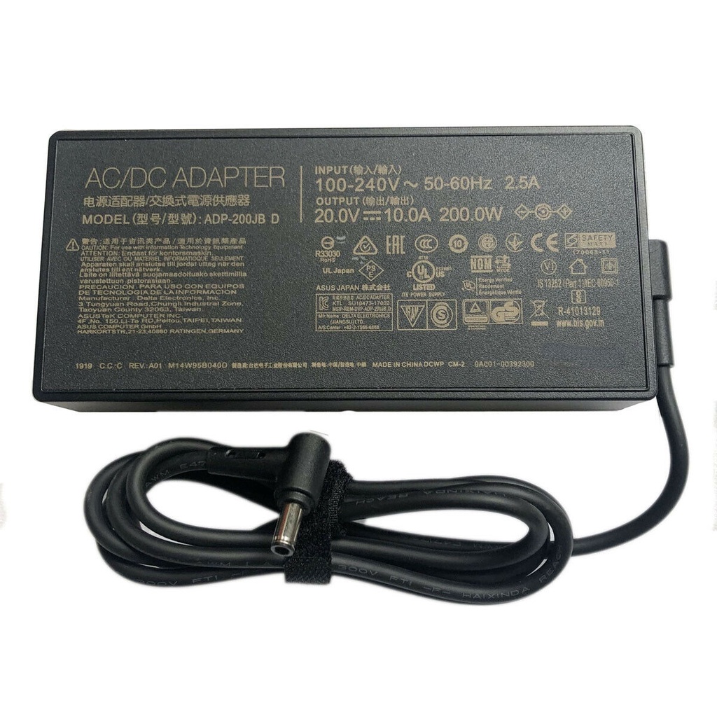 Bộ Sạc 20v 10a 200w Ac Cho Asus Tuf Gaming A15 Fa506Qm Fa506Qm-Hn008T Adp-200Jb D Ga503Qr A17 Tuf766-Q