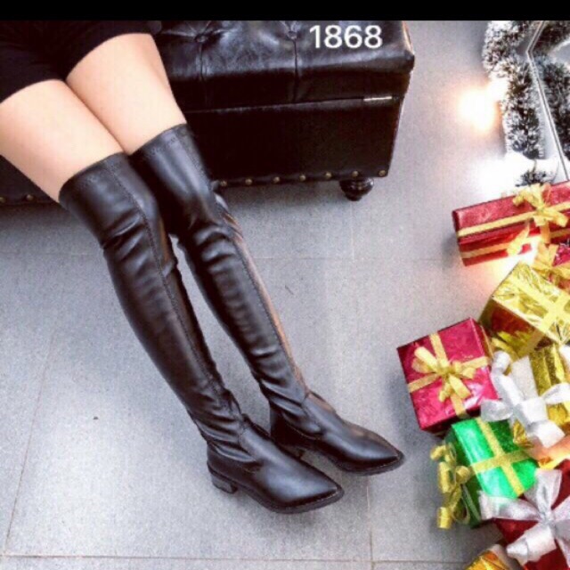 Bốt đùi da lì cao cấp!!!
