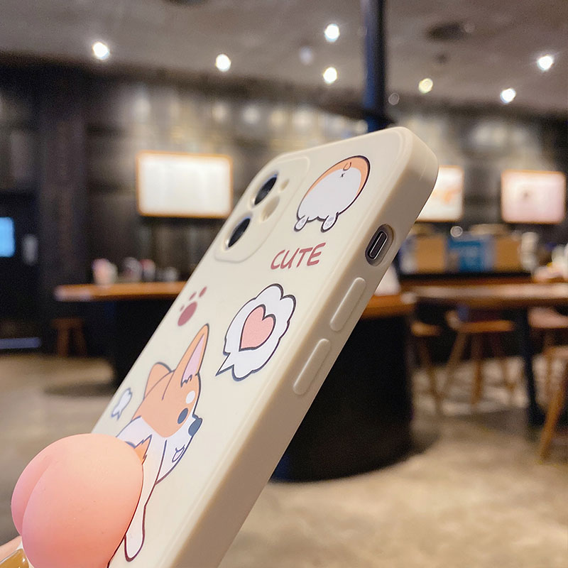 Ốp điện thoại họa tiết chú cún Corgi đáng yêu cho Iphone11 12 Pro Max 6 6s 7 8 Plus X Xs Xr Xsmax | BigBuy360 - bigbuy360.vn