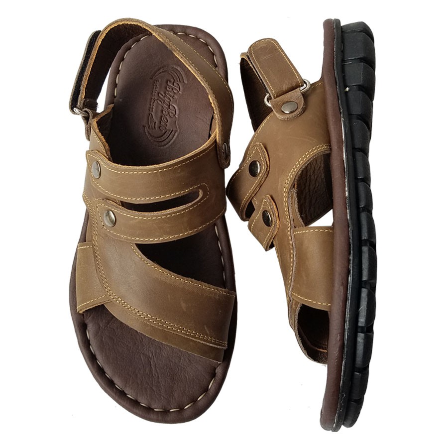 Giày sandal nam da bò thật BIGBEN cao cấp SDB87