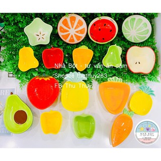 Bát ăn dặm gốm sứ hình Hoa Quả cho bé 250ml