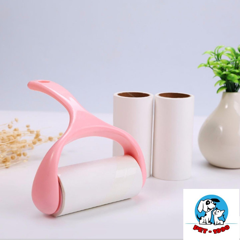 Cây Lăn Bụi - Lăn Lông Chó Mèo, Quần Áo, Ghế, Sofa Đệm Kèm 3 Lõi