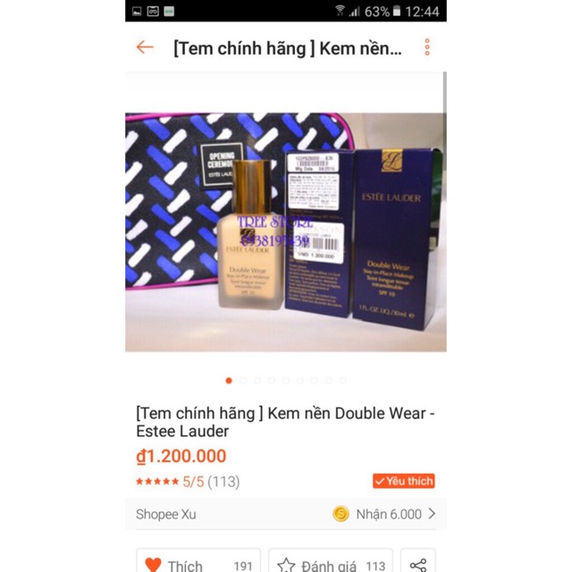 [ MINI & FULLSIZE ] Kem nền Double Wear Estee Lauder