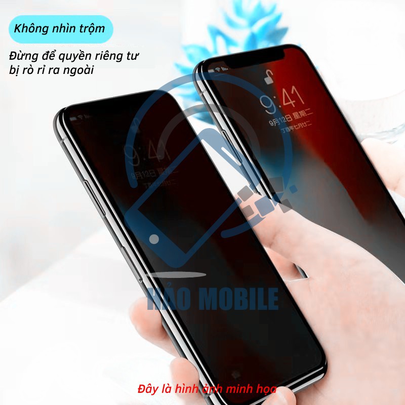 Dán chống nhìn trộm iPhone 5, 5s, 5 SE  - Dán cường lực dẻo nano 9H+