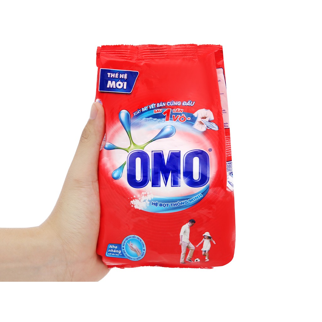 BỘT GIẶT OMO MẪU MỚI TÚI 400g